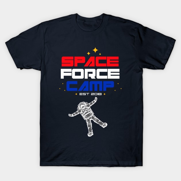 Space Force Camp T-Shirt by machmigo